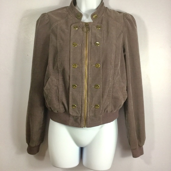 Anthropologie Jackets & Blazers - Idra Anthropologie Deni Bomber Corduroy Jacket